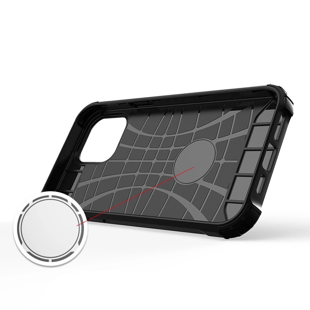 Hybrid Armor Case Tough Rugged Cover for iPhone 13 Pro blue_4