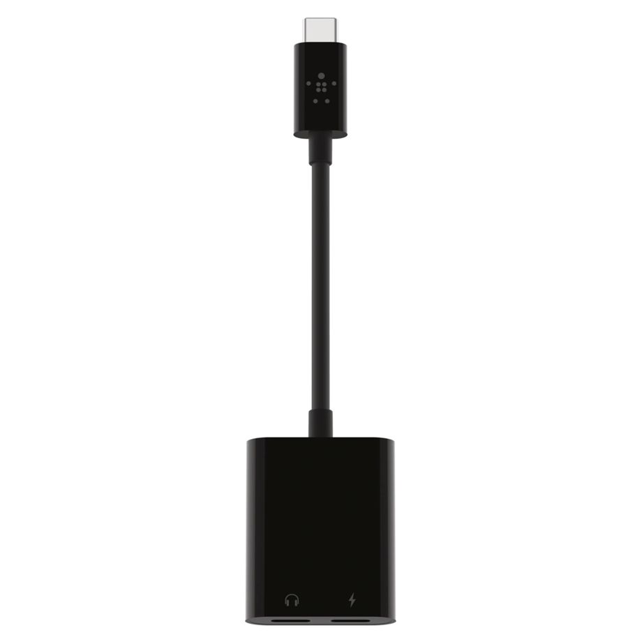 Adaptador de Áudio e Carregamento Belkin RockStar / Preto / F7U081BTBLK_1