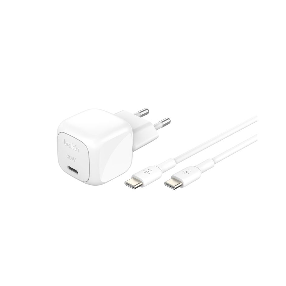 Carregador Belkin BOOST Charge USB-C/Light / Branco / WCA008KQ1MWH-B5_0