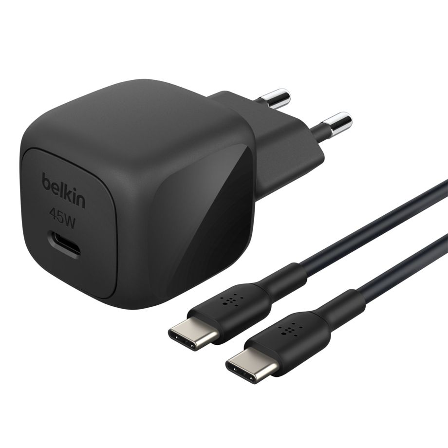 Carregador Belkin BOOST Charge / USB-C / 45W / Preto / WCA013KQ1MBK-B6_1