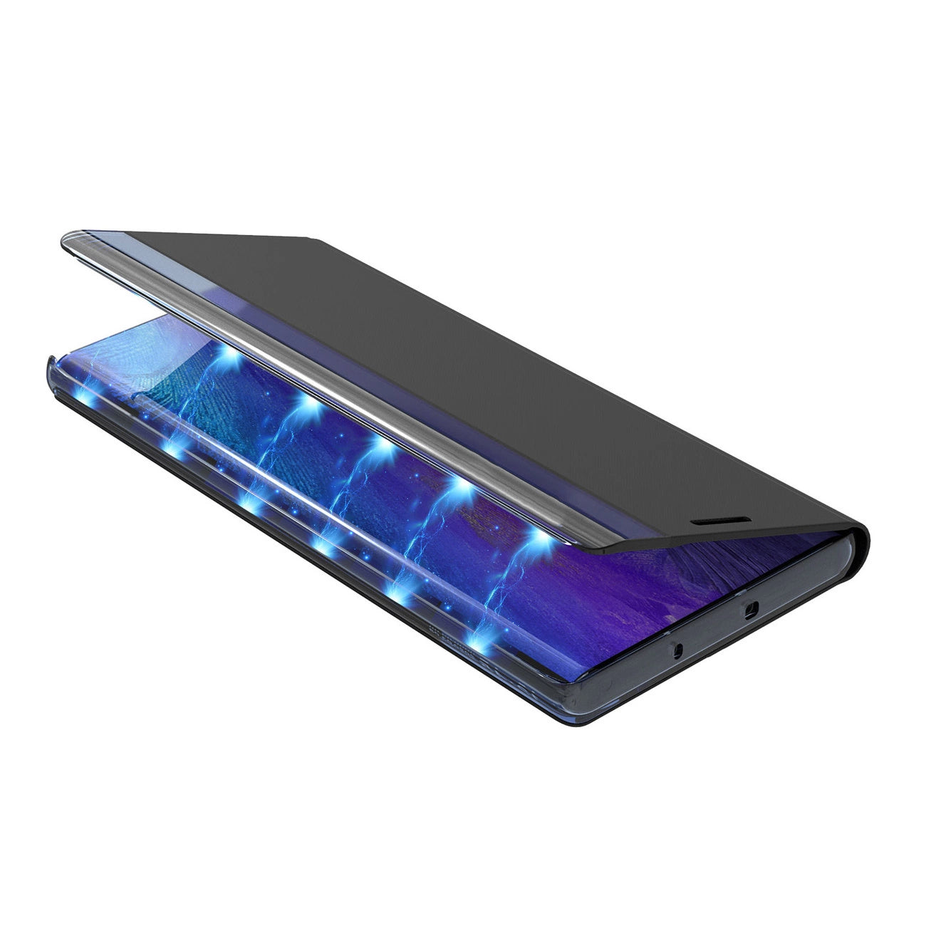 Sleep Case Bookcase Type Case with Smart Window for iPhone 13 Pro blue_6