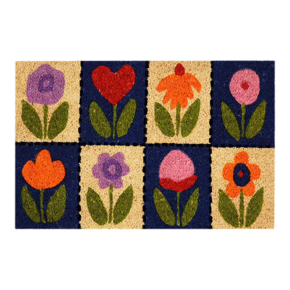 Tapete 60x40cm modelo flores_0