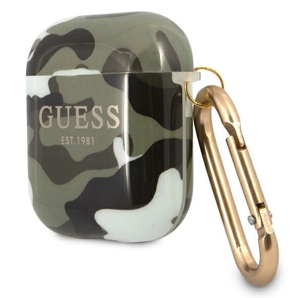 Guess GUA2UCAMA AirPods cover green/khaki Camo Collection_1