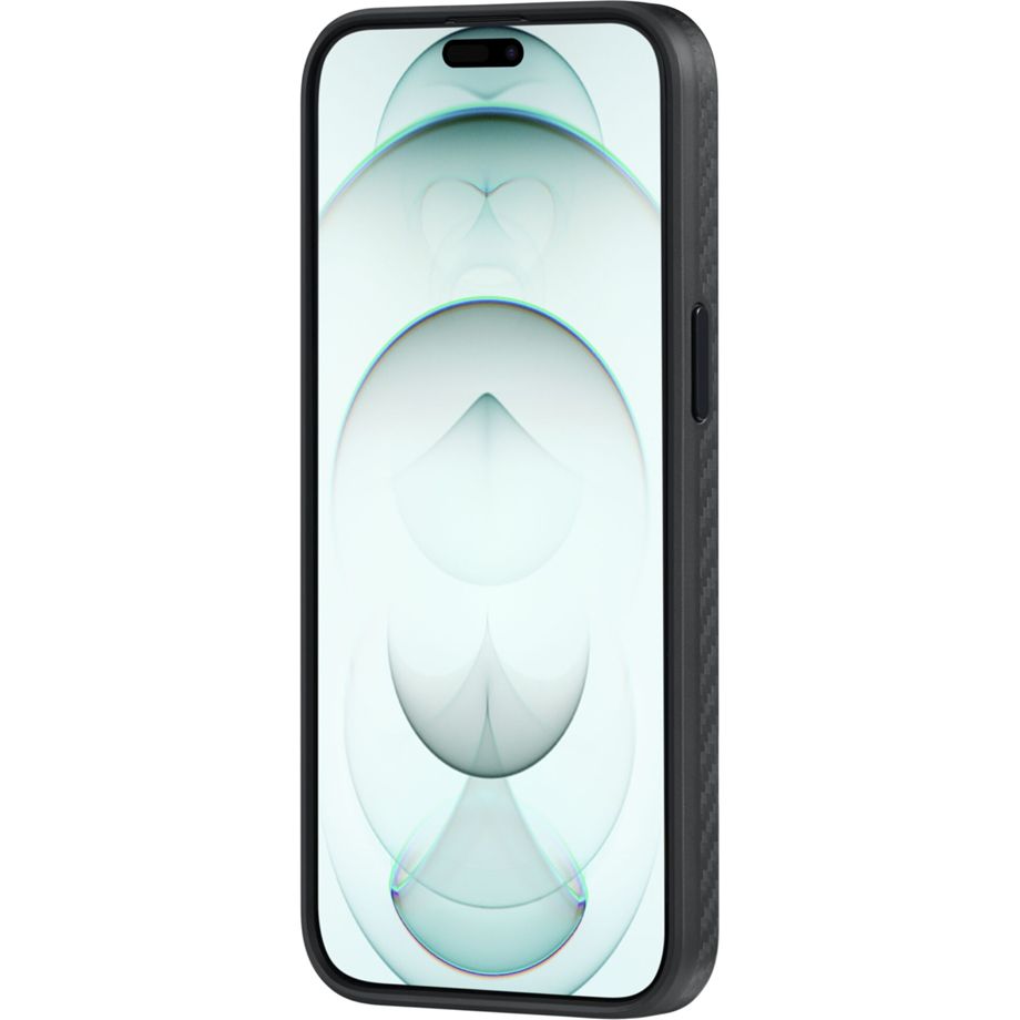 Capa iPhone PITAKA MagEZ Case Pro 4 / Preto/Cinza Twill / KI1501MMP_1