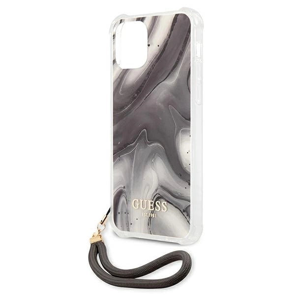 Guess GUHCP12LKSMAGR iPhone 12 Pro Max 6.7" grey/grey hardcase Marble Collection_5