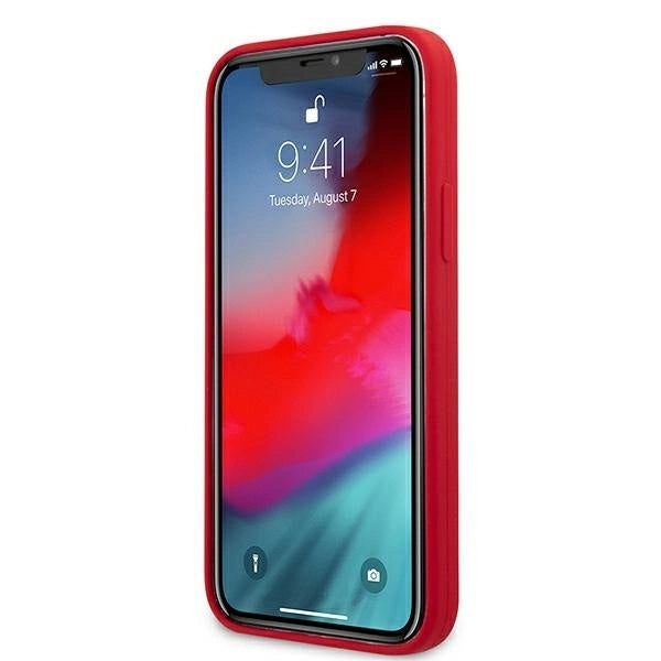 Guess GUHCP12LLSPEWRE iPhone 12 Pro Max 6.7" red/red hard case Peony Collection_4
