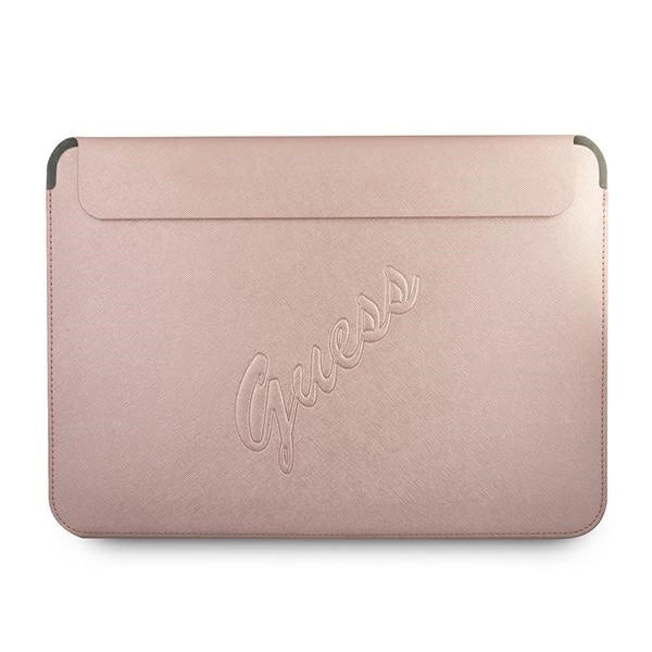 Guess Saffiano Script cover for a 13" laptop - pink_0