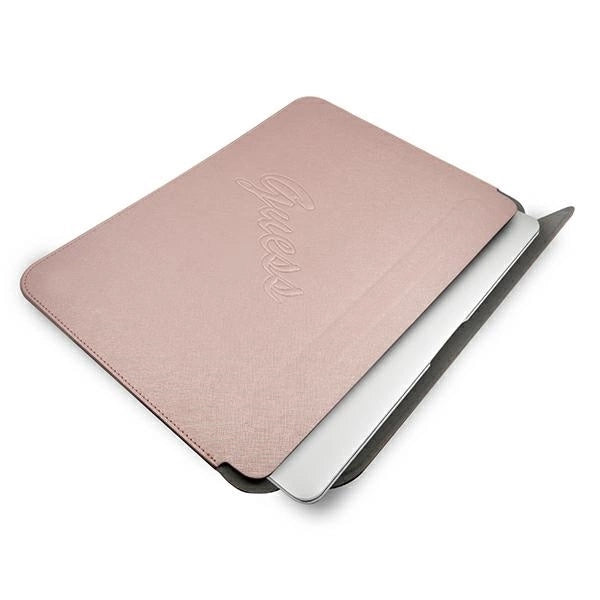 Guess Saffiano Script cover for a 13" laptop - pink_3