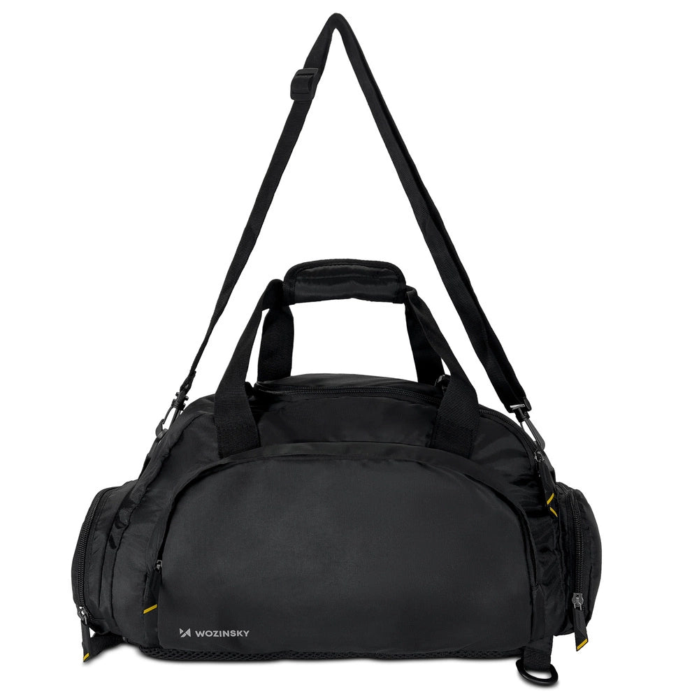 Wozinsky Travel Sports Bag Backpack Hand Luggage Bag 40x20x25 cm for Airplane Black (WSB-B01)_1