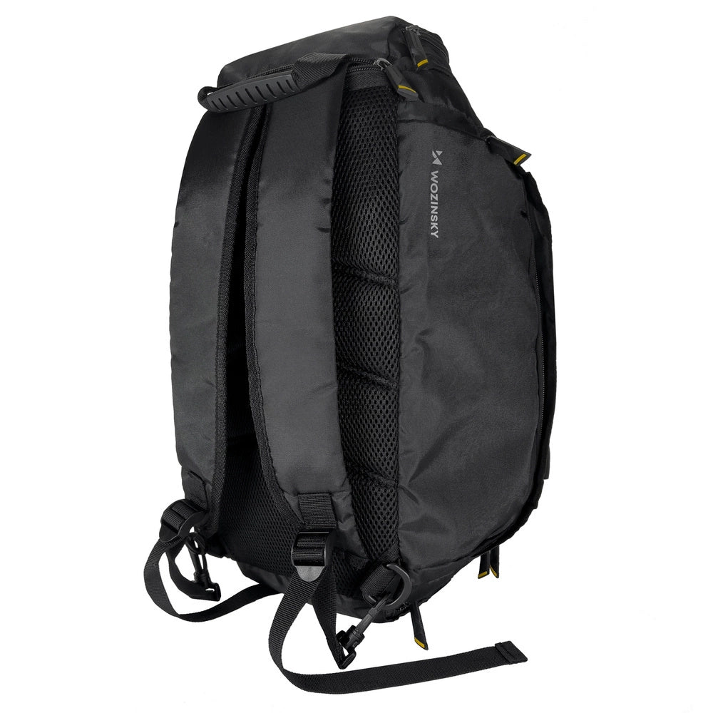 Wozinsky Travel Sports Bag Backpack Hand Luggage Bag 40x20x25 cm for Airplane Black (WSB-B01)_7