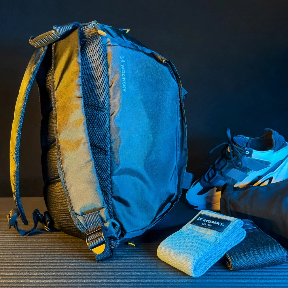 Wozinsky Travel Sports Bag Backpack Hand Luggage Bag 40x20x25 cm for Airplane Black (WSB-B01)_26