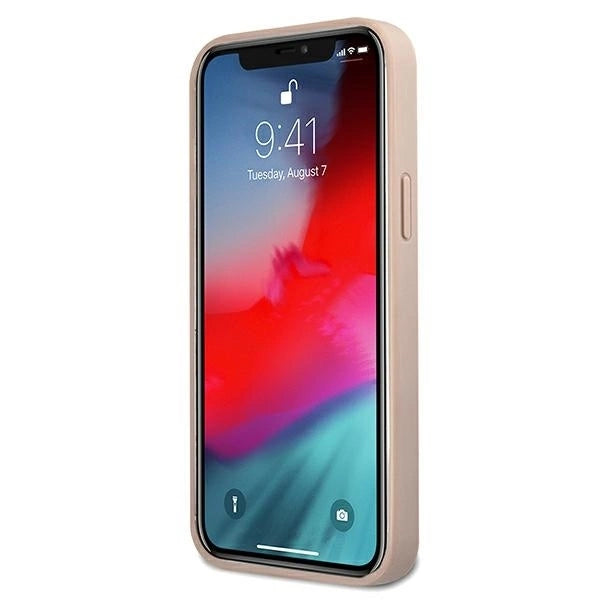 Guess GUHCP12M4GMGPI iPhone 12/12 Pro 6,1" różowy/pink hardcase 4G Big Metal Logo_4