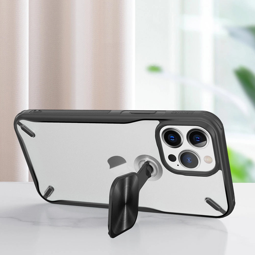 Nillkin Cyclops Case durable case with camera cover and foldable stand for iPhone 13 Pro Max black_9
