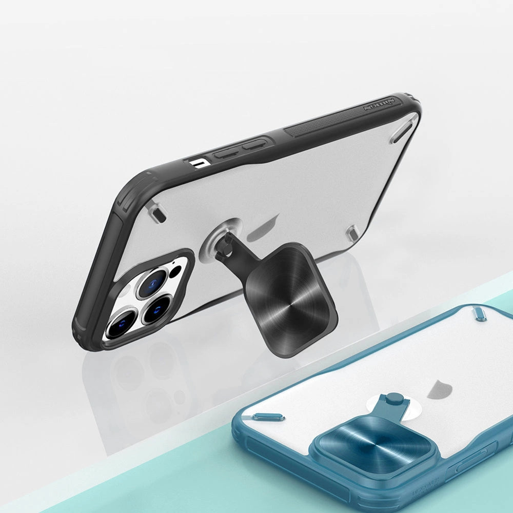 Nillkin Cyclops Case durable case with camera cover and foldable stand for iPhone 13 Pro Max black_14