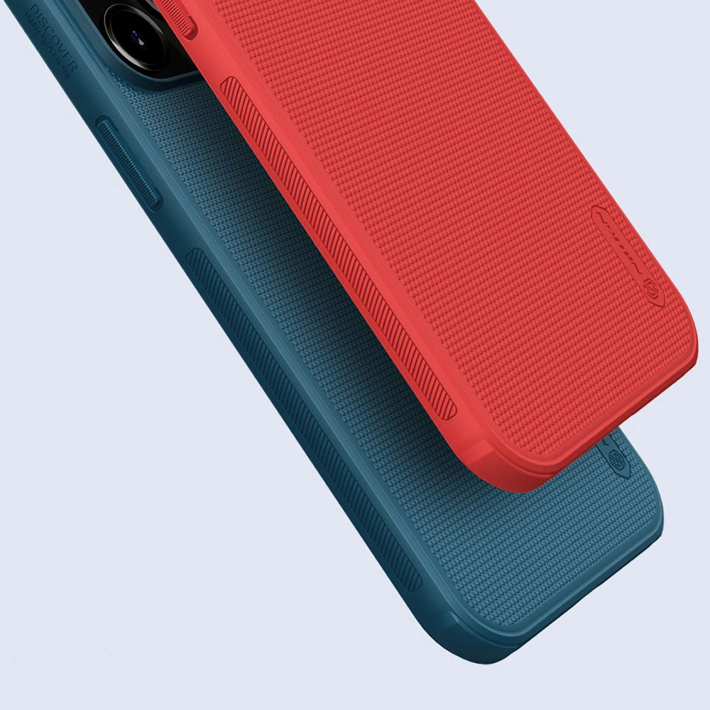 Nillkin Super Frosted Shield reinforced case, cover for iPhone 13 Pro Max, blue_7