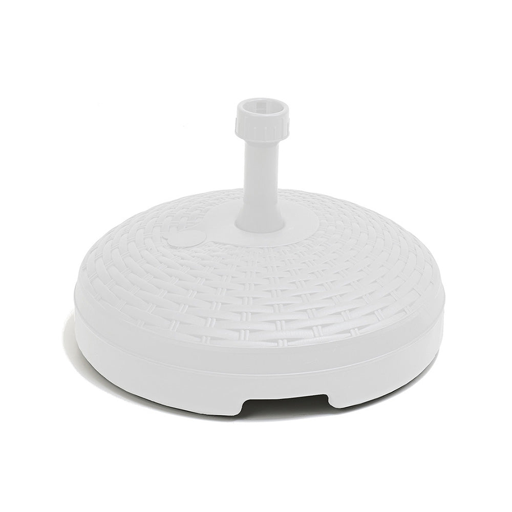 Base para chapéu-de-sol 20 l cor: branco ø45x15cm ipae progarden_0