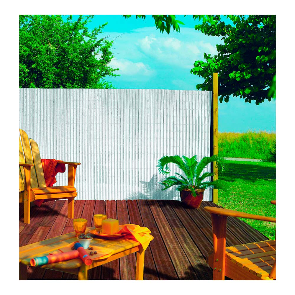 Caniço oval plasticane cor branco 1x3m faura_0