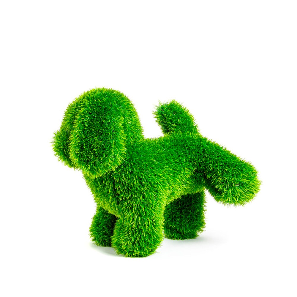 Figura de relva, cão pata, 24 x 35 x 35 cm_0