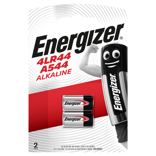 Pilhas Energizer A544/4LR44 6V Blíster de 2 Unidades E301536002