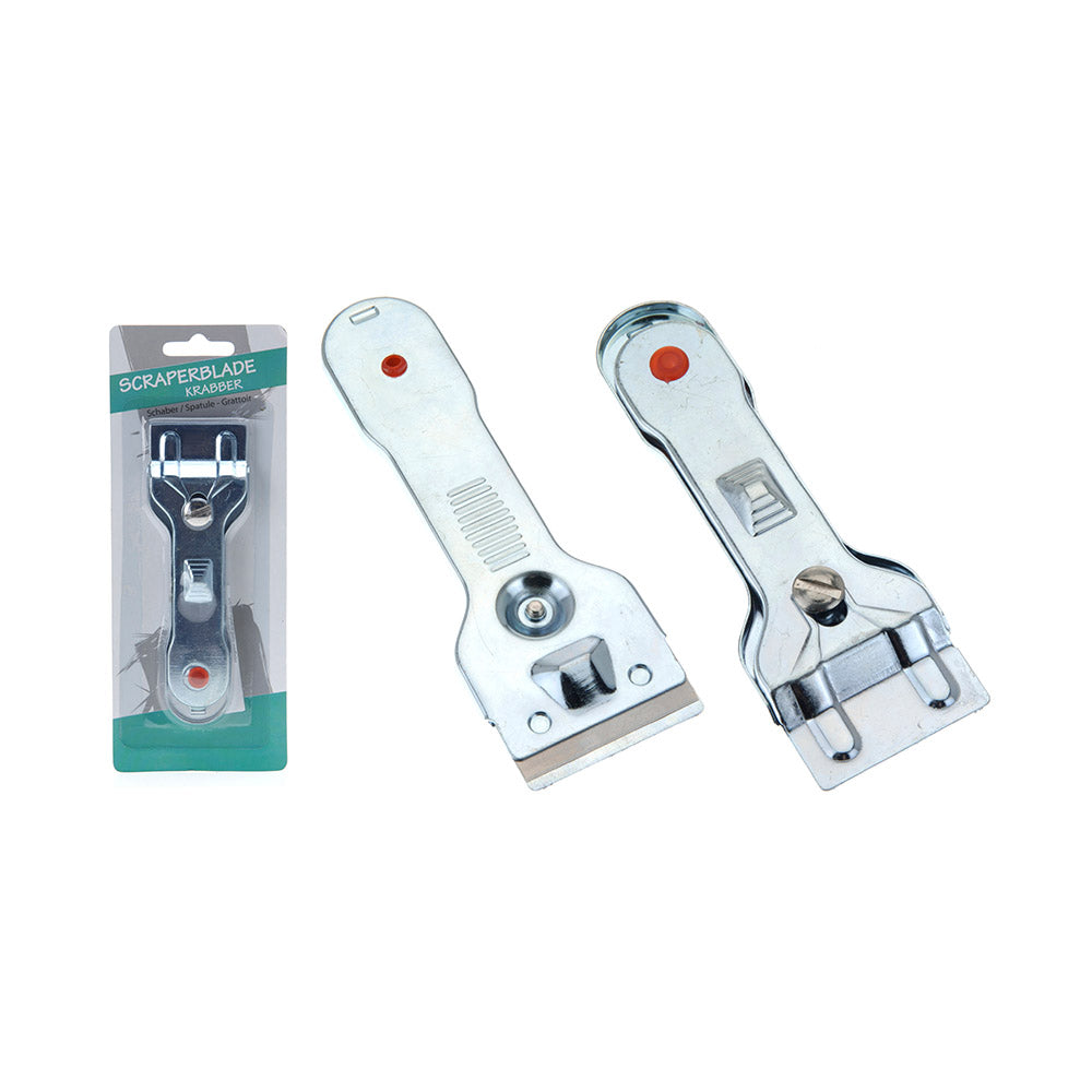Raspador para vitroceramicas em metal cromado 14cm_0
