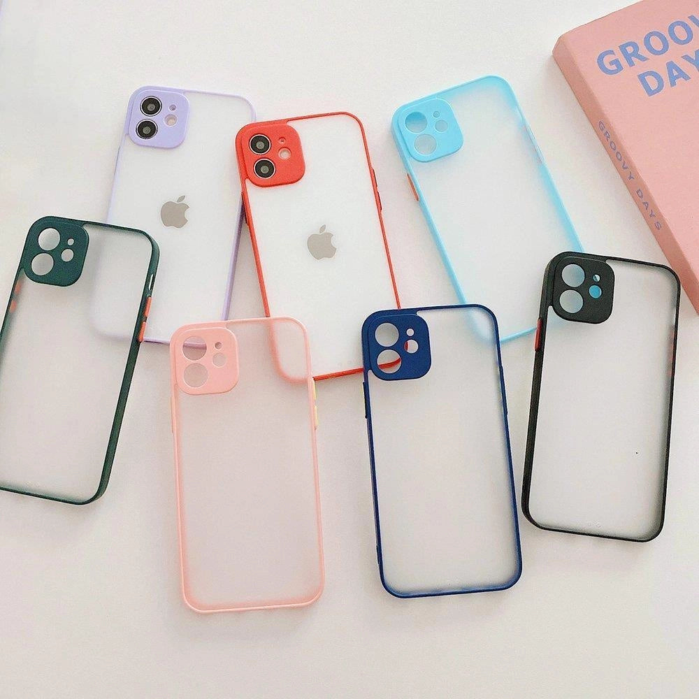 Milky Case silicone flexible translucent case for Samsung Galaxy A22 4G navy blue_8