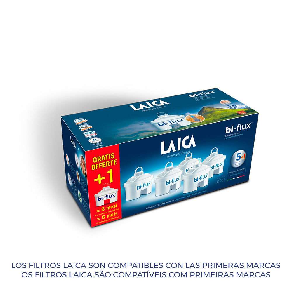 Pack filtros 5 + 1 laica f6s_0