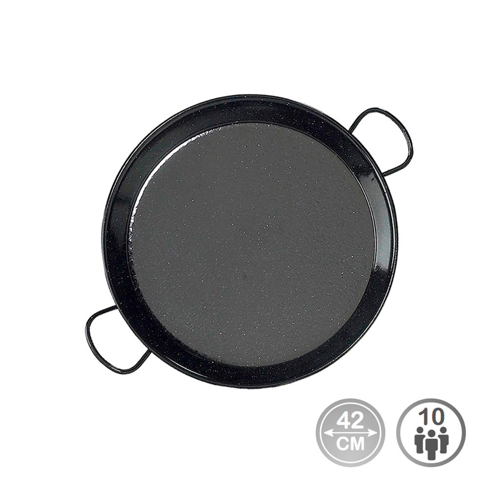 Frigideira para paelha tradicional em aço esmaltado ø42cm (10 pessoas). vaello_0