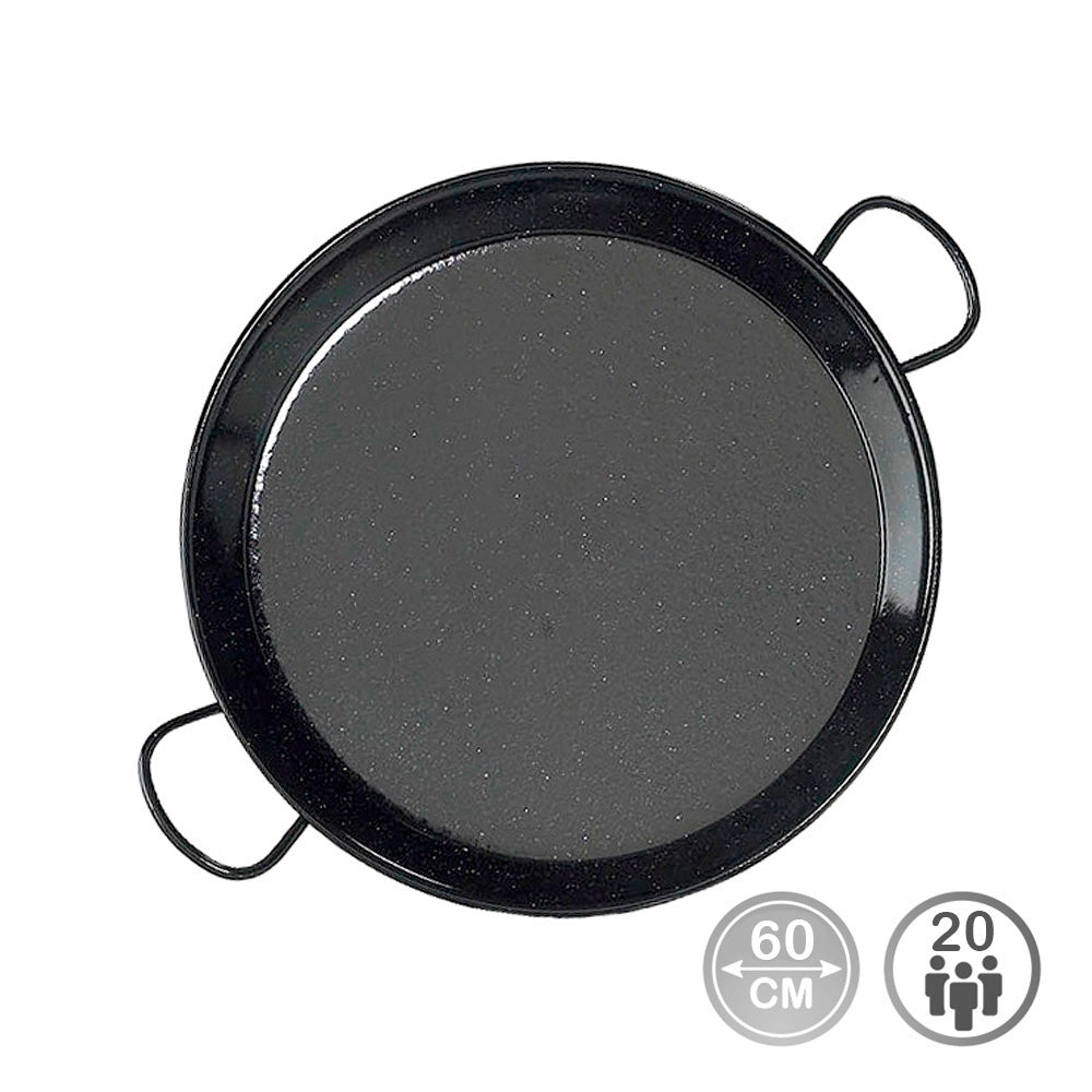 Frigideira para paelha tradicional em aço esmaltado ø60cm (20 pessoas). vaello_0