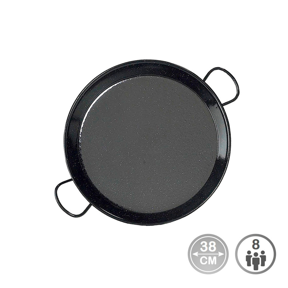 Figideira de esmaltada para indução e vitrocerâmica ø38cm (8 porções). vaello_0