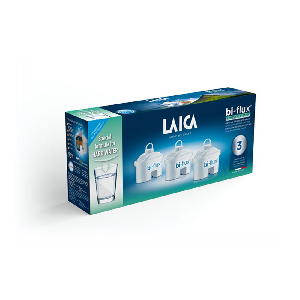 Pack de 3 filtros bi-flux para águas com excesso de calcário laica_0