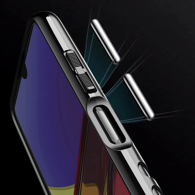 Thunder Case Flexible Tough Rugged Cover TPU Case for Samsung Galaxy A03s black_12