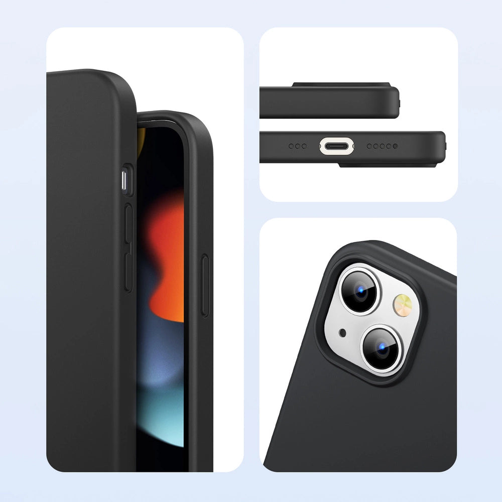 Ugreen Protective Silicone Case rubber flexible silicone case cover for iPhone 13 mini black_5