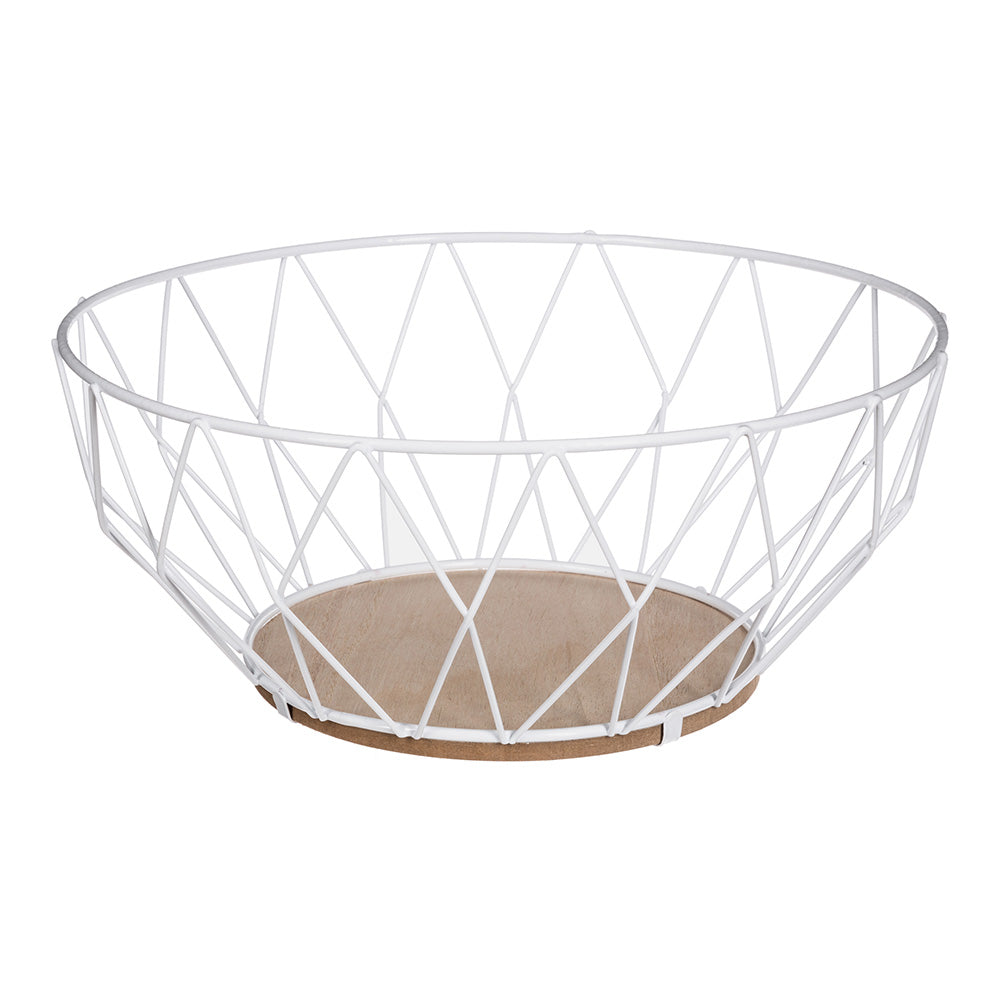 Fruteiro metálico baltik branco ø28cm cores/modelos diversos_0