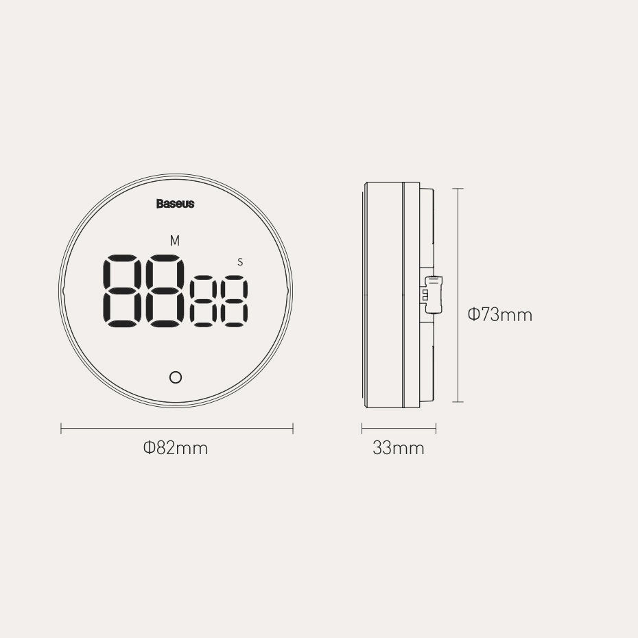 Baseus Heyo Pro rotary timer electronic timer gray (FMDS000013)_26