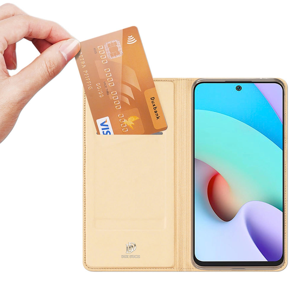 Dux Ducis Skin Pro Bookcase type case for Xiaomi Redmi 10 golden_2