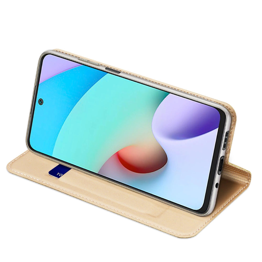 Dux Ducis Skin Pro Bookcase type case for Xiaomi Redmi 10 golden_5