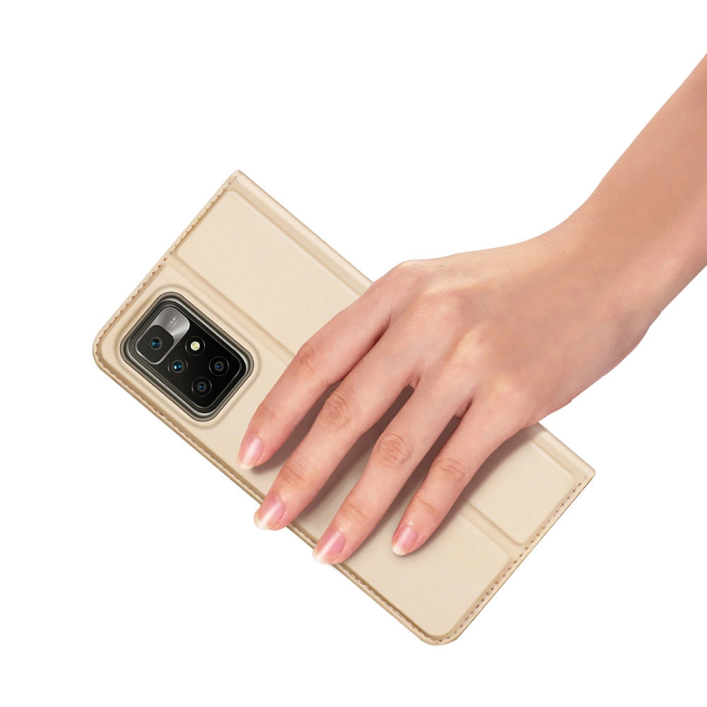 Dux Ducis Skin Pro Bookcase type case for Xiaomi Redmi 10 golden_6