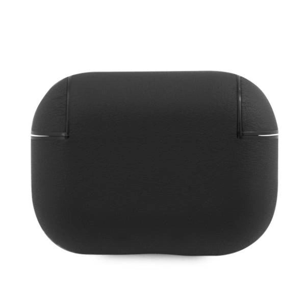 BMW BMAPSSLBK AirPods Pro cover czarny/black Geniune Leather Silver Logo_1
