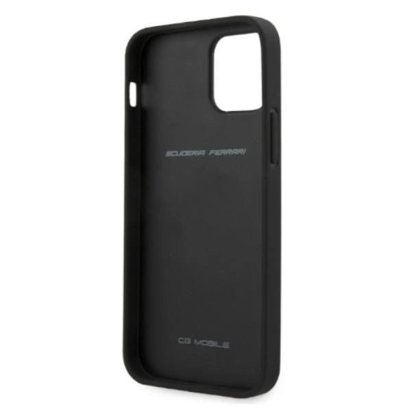 Ferrari FESAXHCP12LBK iPhone 12 Pro Max 6.7" black/black hardcase On Track Carbon Stripe_6