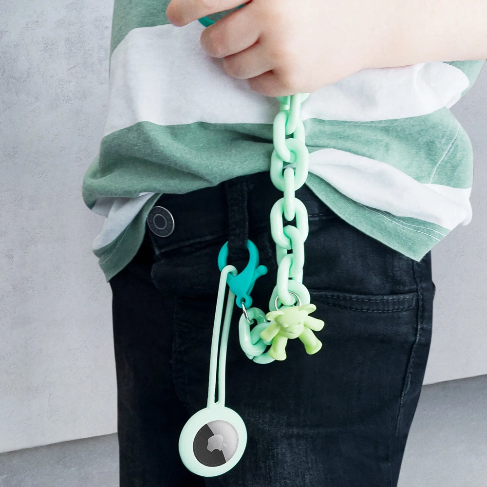 Color Chain (rope) colorful chain phone holder pendant for backpack wallet yellow_7