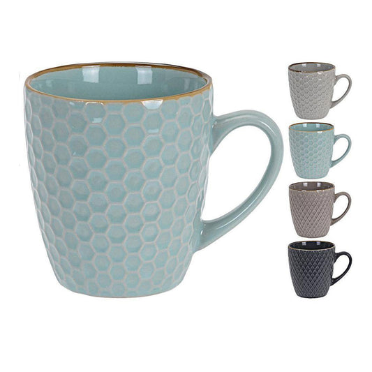Kit 4 chavenas de café 300ml cores sortidas_0