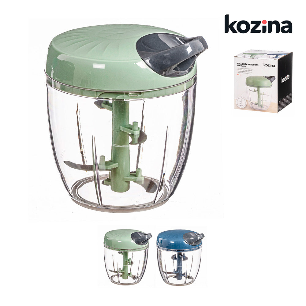 Picadora de verduras manual 2 cores sortidas kozina_0