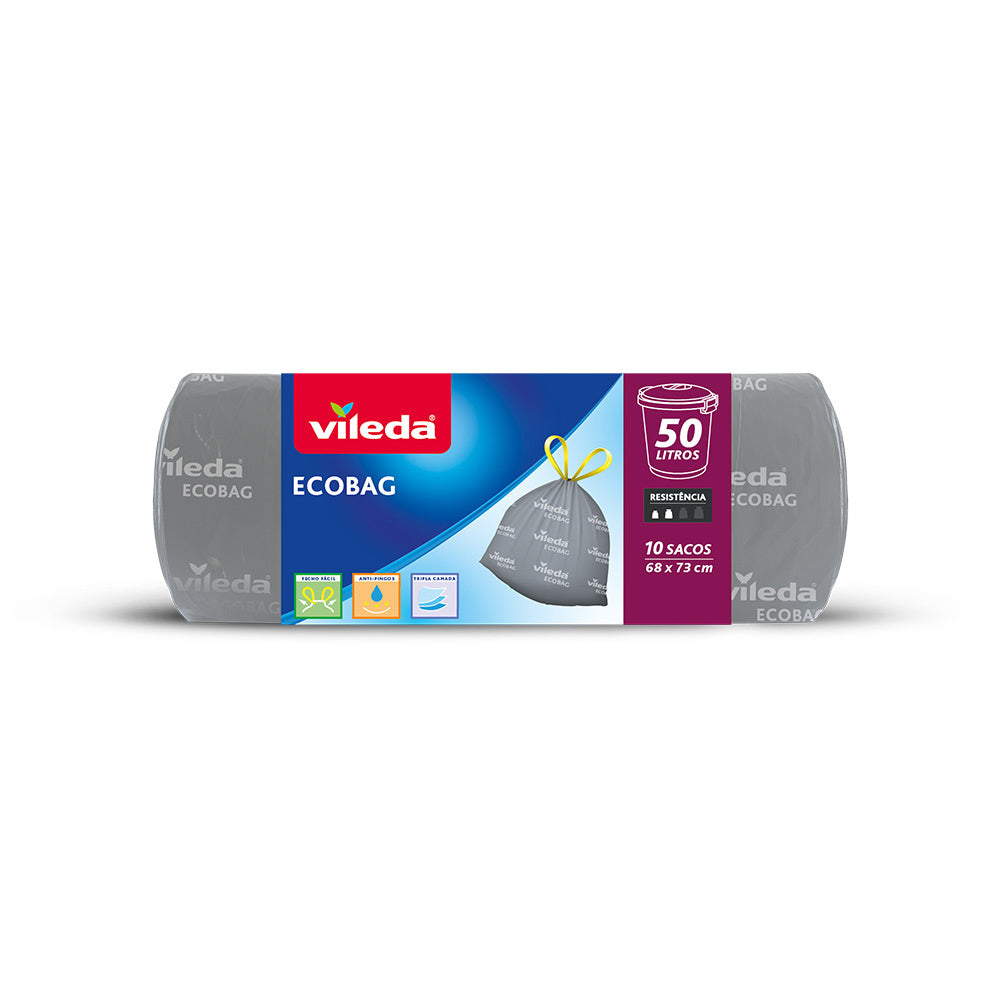 Saco para lixo ecobag 50l (10 sacos) 151988 vileda_0