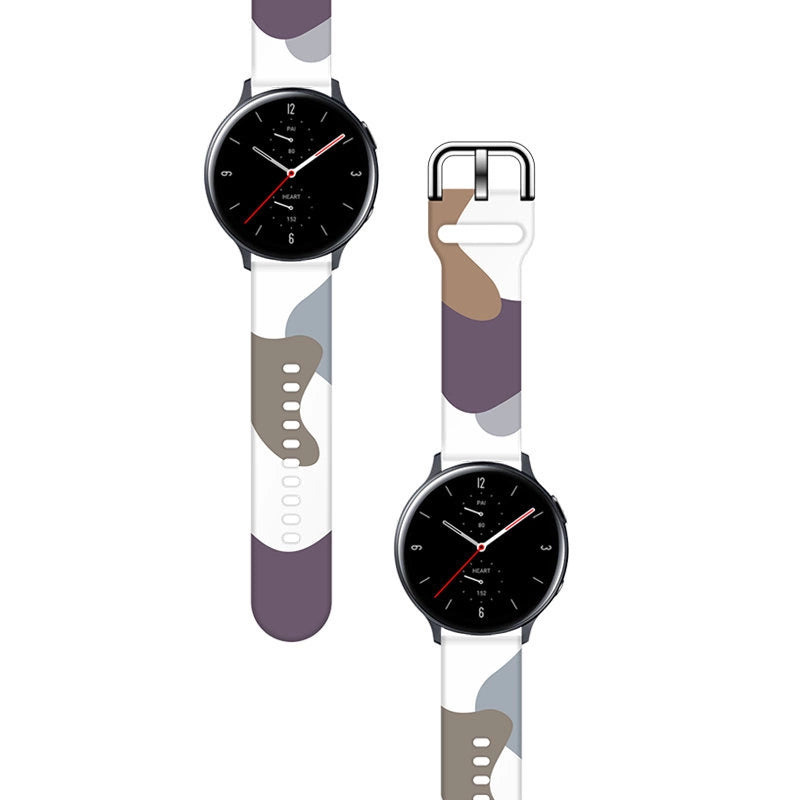 Strap Moro Band For Samsung Galaxy Watch 46mm Silicone Strap Watch Bracelet Pattern 9_1