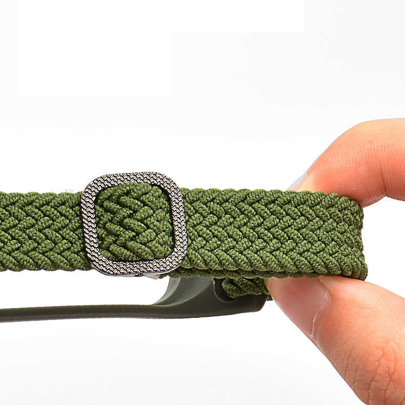 Strap Fabric replacement band strap for Xiaomi Mi Band 6 / 5 / 4 / 3 braided cloth bracelet blue_2