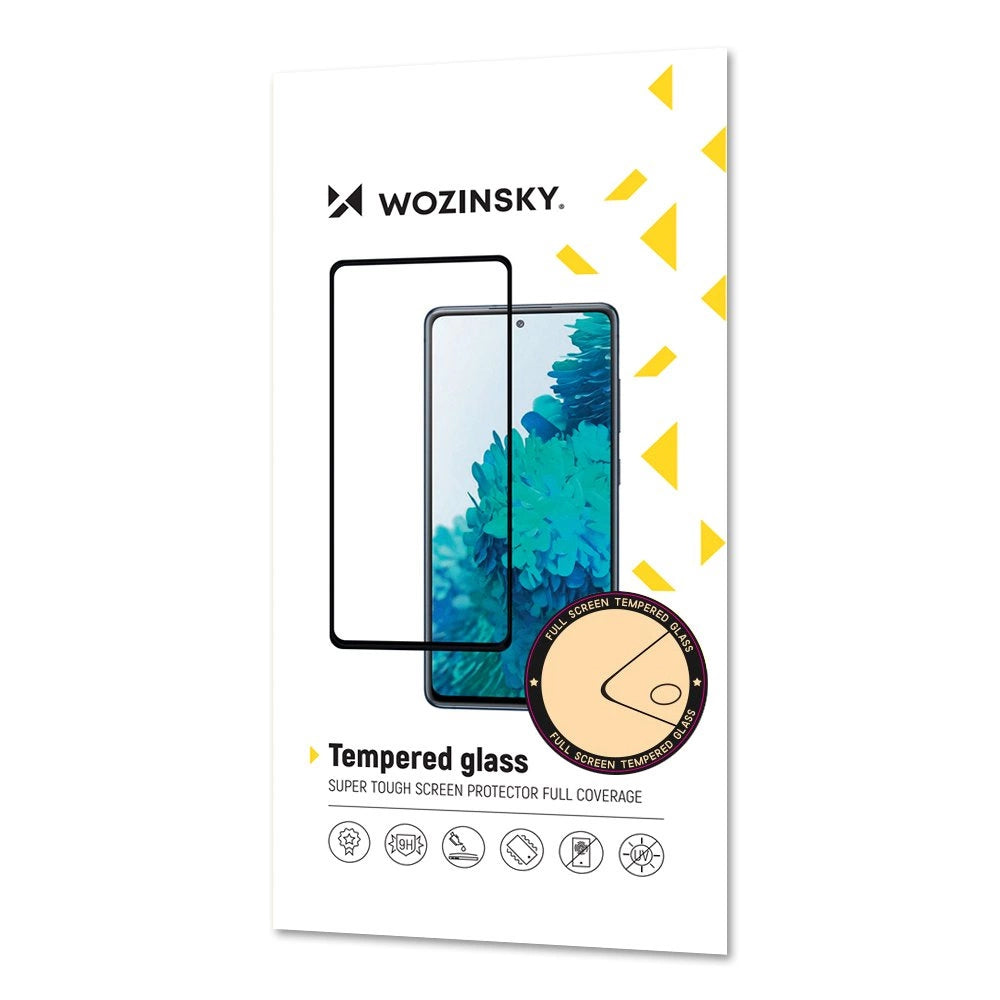 Wozinsky Tempered Glass Full Glue Super Tough Screen Protector Full Coveraged with Frame Case Friendly for Oppo Reno6 4G black_2