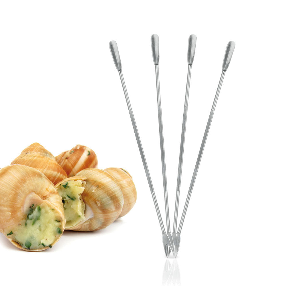 Kit de 4 garfos para marisco 18cm metaltex_0
