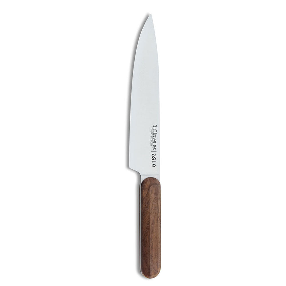 Faca de cozinheiro oslo 20 cm - 8" e 3 claveles_0