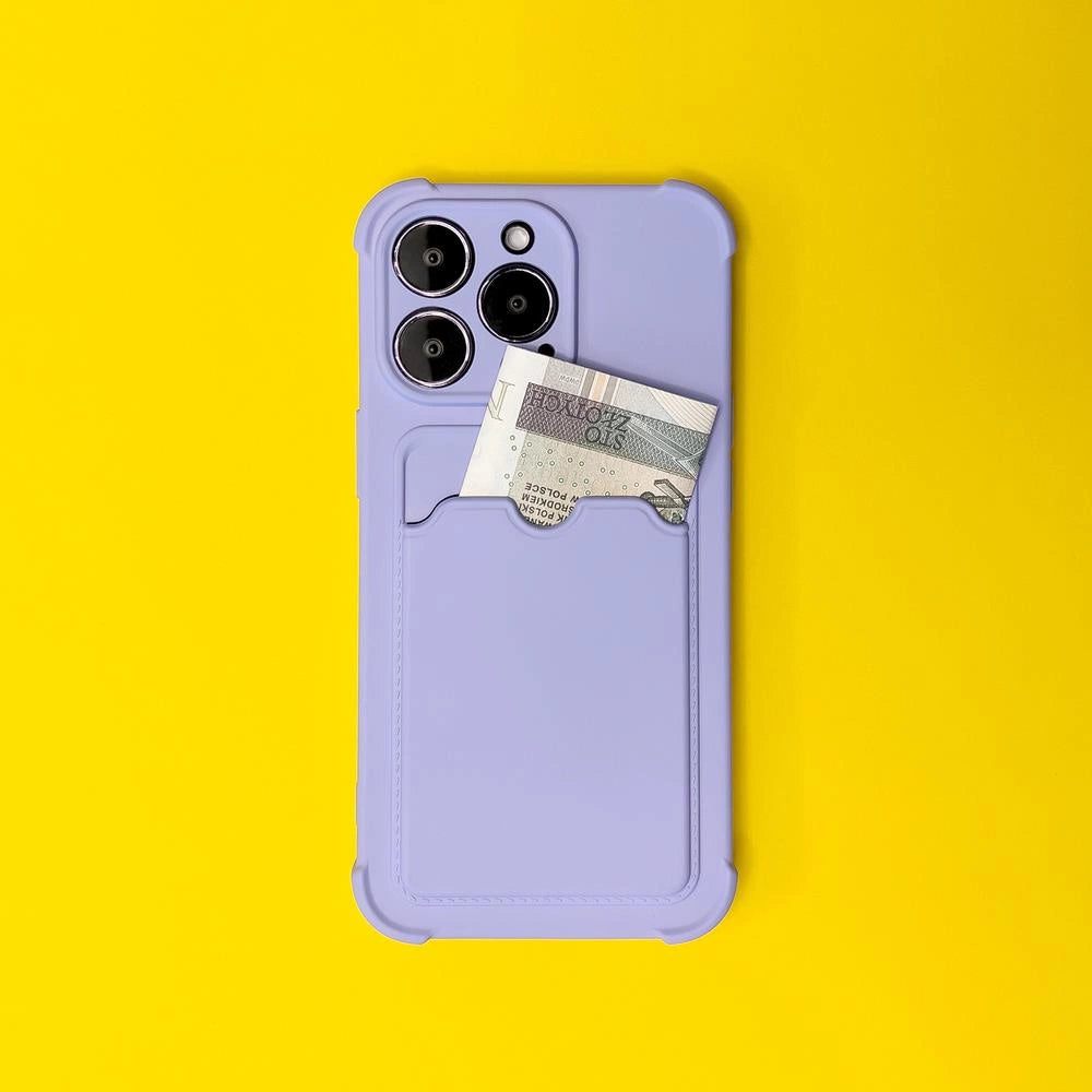Card Armor Case Pouch Cover For Xiaomi Redmi Note 10 / Redmi Note 10S Card Wallet Silicone Armor Cover Air Bag Orange_4
