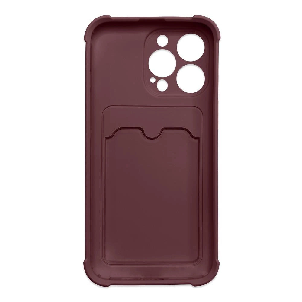 Card Armor Case Pouch Cover For Xiaomi Redmi Note 10 / Redmi Note 10S Card Wallet Silicone Armor Cover Air Bag Raspberry_1